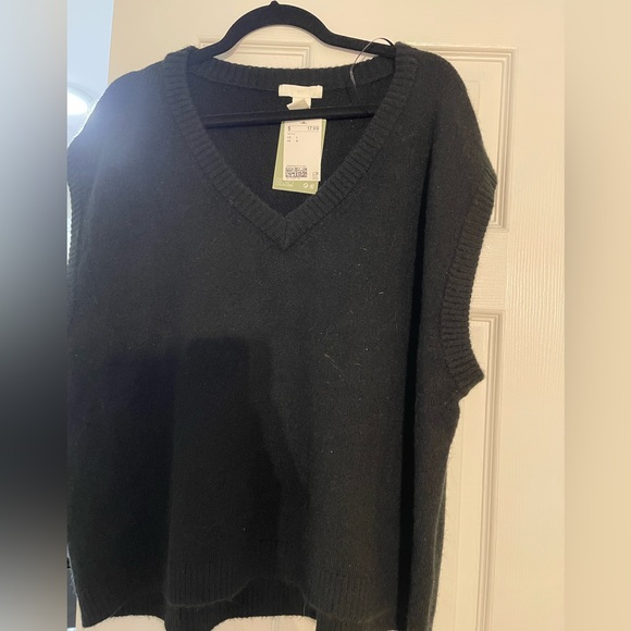 H&M Sweaters Hm Oversized Sweater Vest Never Worn Poshmark